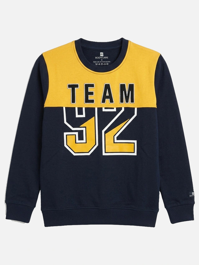 Boys French Terry Sweatshirt for Casual Wear, Everyday Comfort, Easy Movement and Regular Wardrobe Use