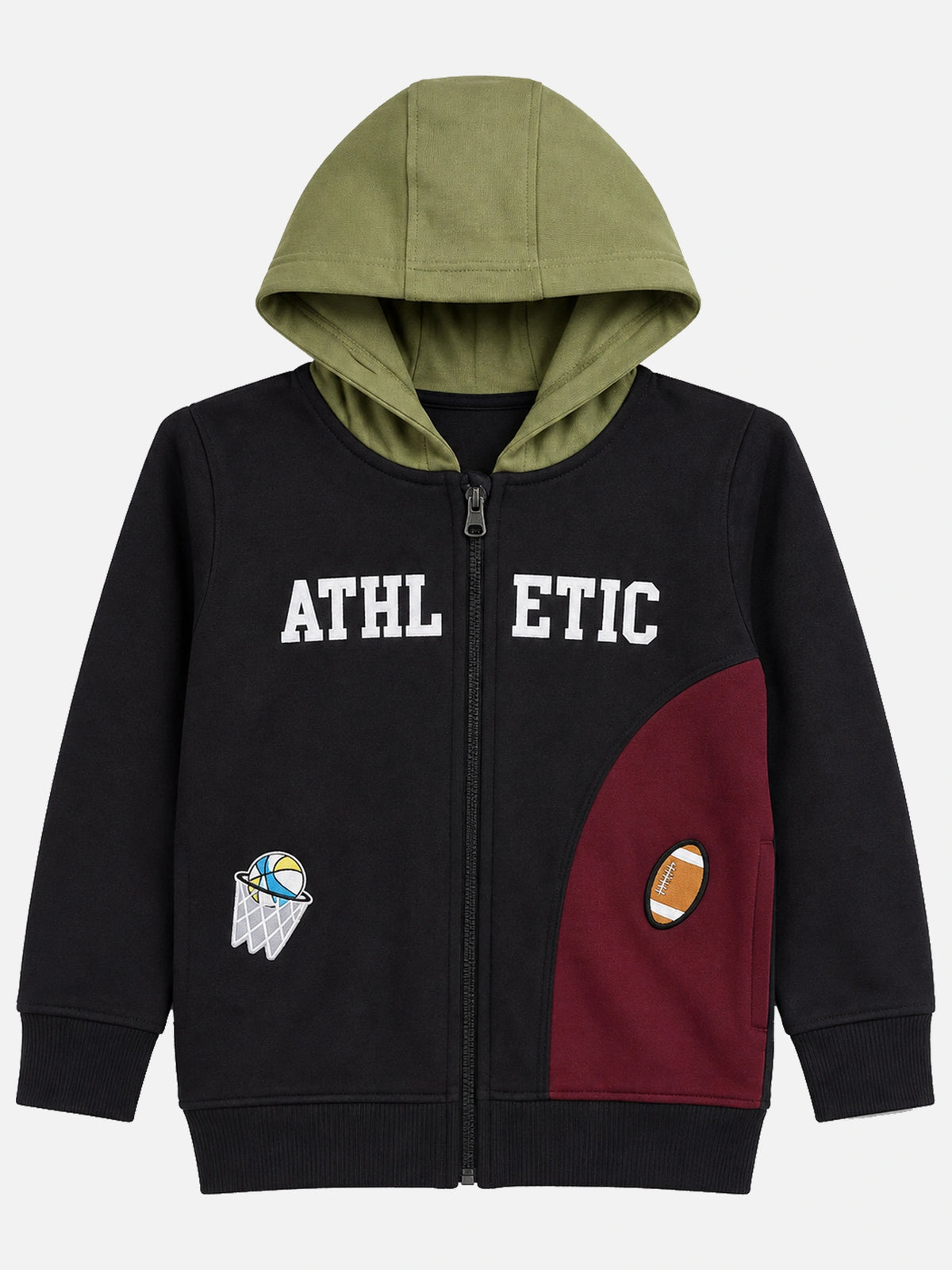 Boys 3 Thread Fleece Sweatshirt for Winter Wear, Warm Comfort, Easy Styling and Regular Wardrobe Use