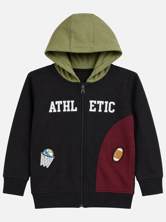 Boys 3 Thread Fleece Sweatshirt for Winter Wear, Warm Comfort, Easy Styling and Regular Wardrobe Use