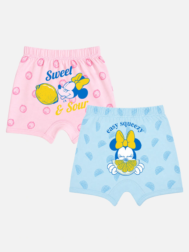 Girls 100% Cotton Bloomer with Inner Elastic for Everyday Innerwear Comfort and Easy Movement - Pack of 2