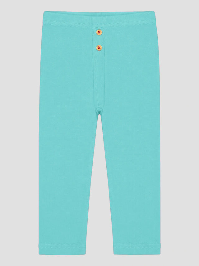 Baby Girls 100% Cotton Track Pant with Stretchable Elastic Waistband, Full Length Comfort and Casual Bottom Wear