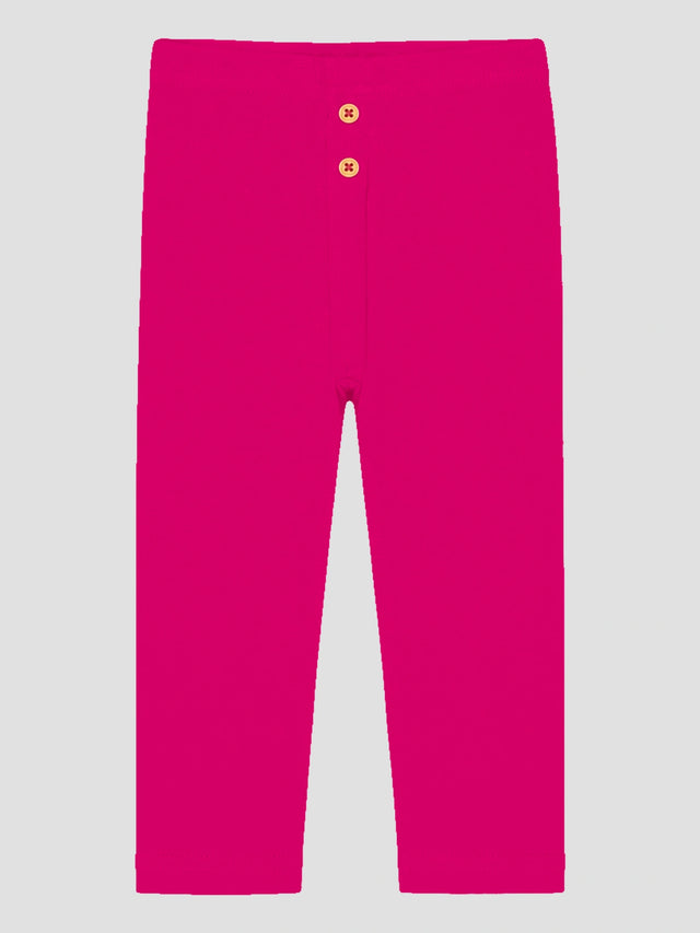 Baby Girls Cotton Blend Full Length Track Pant with Soft Stretchable Fabric and Elastic Waistband for Casual Bottom Wear