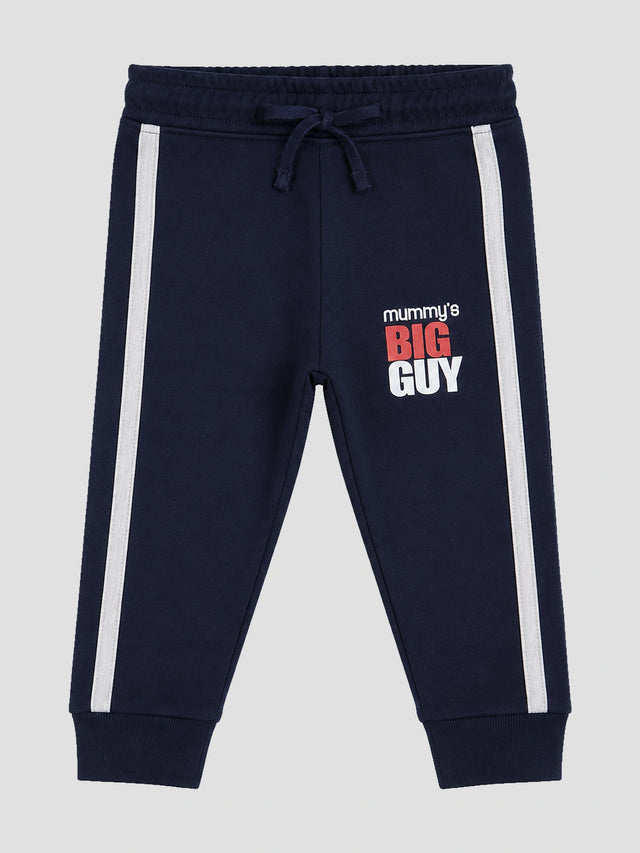Baby Boys Cotton Solid Track Pant for Everyday Comfort, Casual Wear, Easy Movement and Lounge Wear Essentials