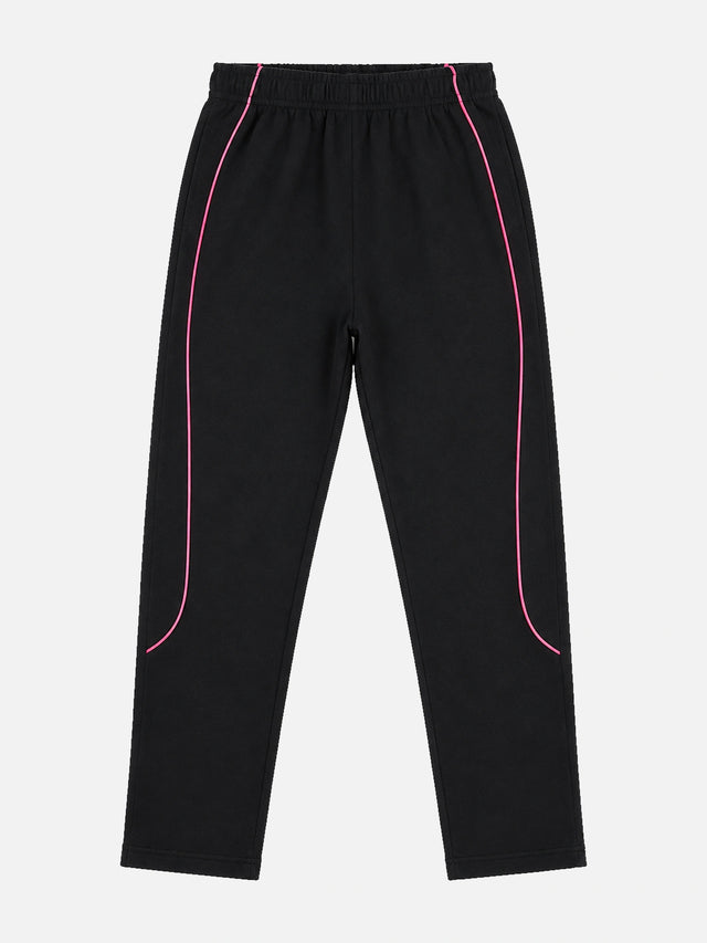 Girls 100% Cotton Solid Track Pant with Side Pockets and Regular Fit Jogger Styling for Comfortable Kids Activewear