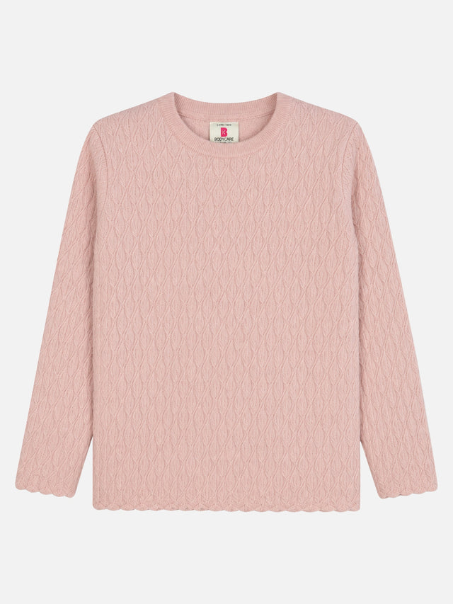 Girls Round Neck Full Sleeves Sweater with Comfortable Winter Wear Styling, Smart Casual Use and Easy Comfort