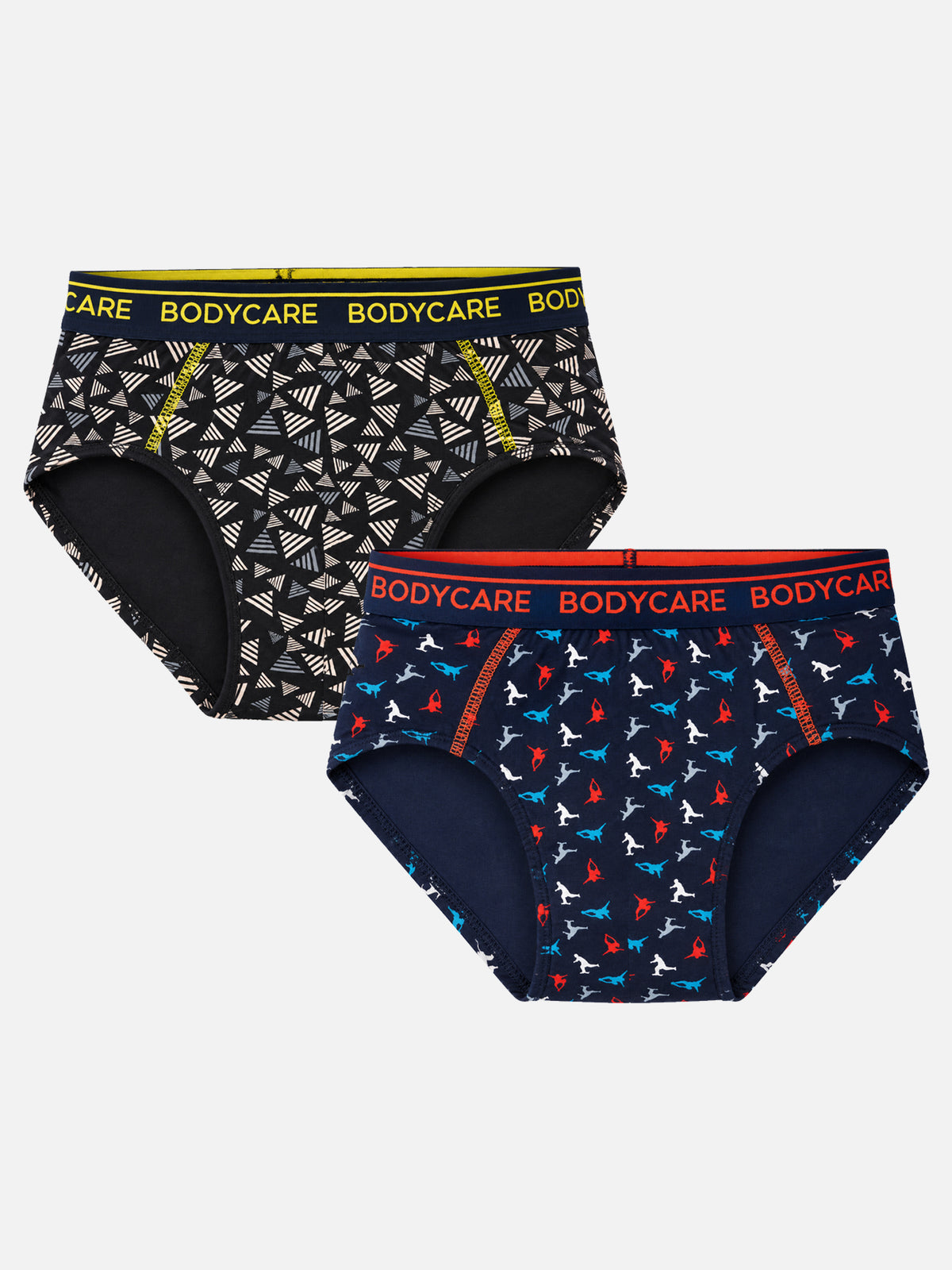 Boys Cotton Spandex Semi Long Briefs with Top Elastic for Everyday Innerwear Comfort and Regular Use - Pack of 2