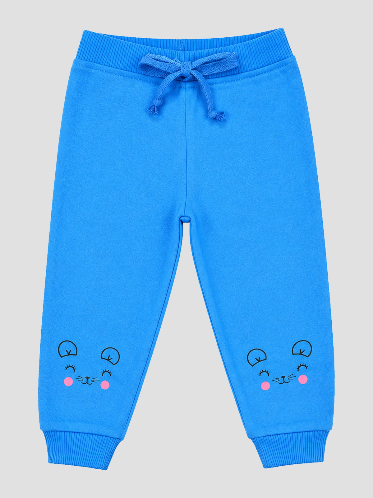 Baby Girls Cotton Track Pant for Everyday Comfort, Lounge Wear, Easy Movement and Casual Wardrobe Essentials - Pack of 1