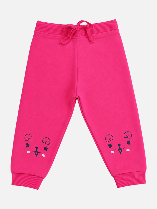 Baby Girls Cotton Track Pant for Everyday Comfort, Lounge Wear, Easy Movement and Casual Wardrobe Essentials - Pack of 1