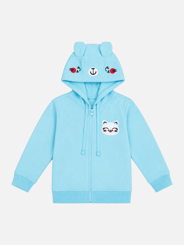 Baby Girls French Terry Sweatshirt for Casual Wear, Everyday Comfort, Easy Movement and Regular Wardrobe Use