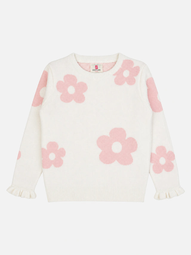 Girls Round Neck Full Sleeves Sweater with Comfortable Winter Wear Styling, Regular Wardrobe Use and Easy Comfort