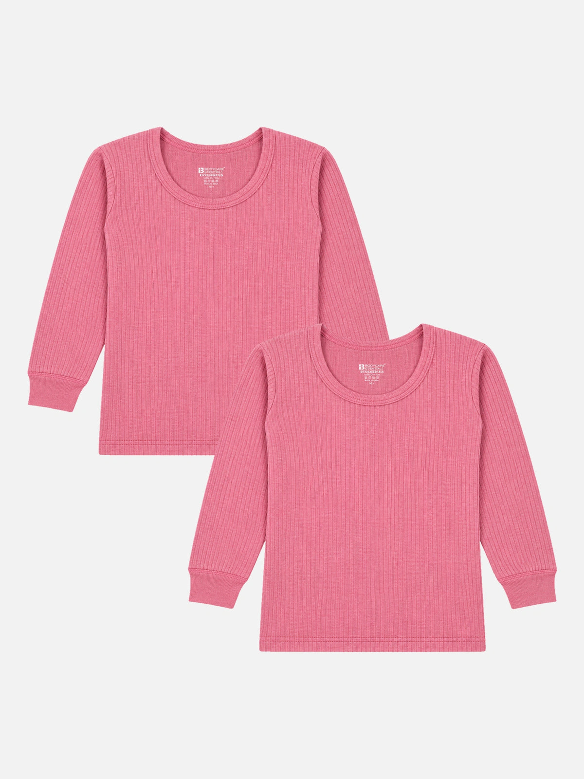 Unisex Antibacterial Round Neck Full Sleeve Thermal Top for Winter Innerwear Comfort and Warm Base Wear - Pack of 2