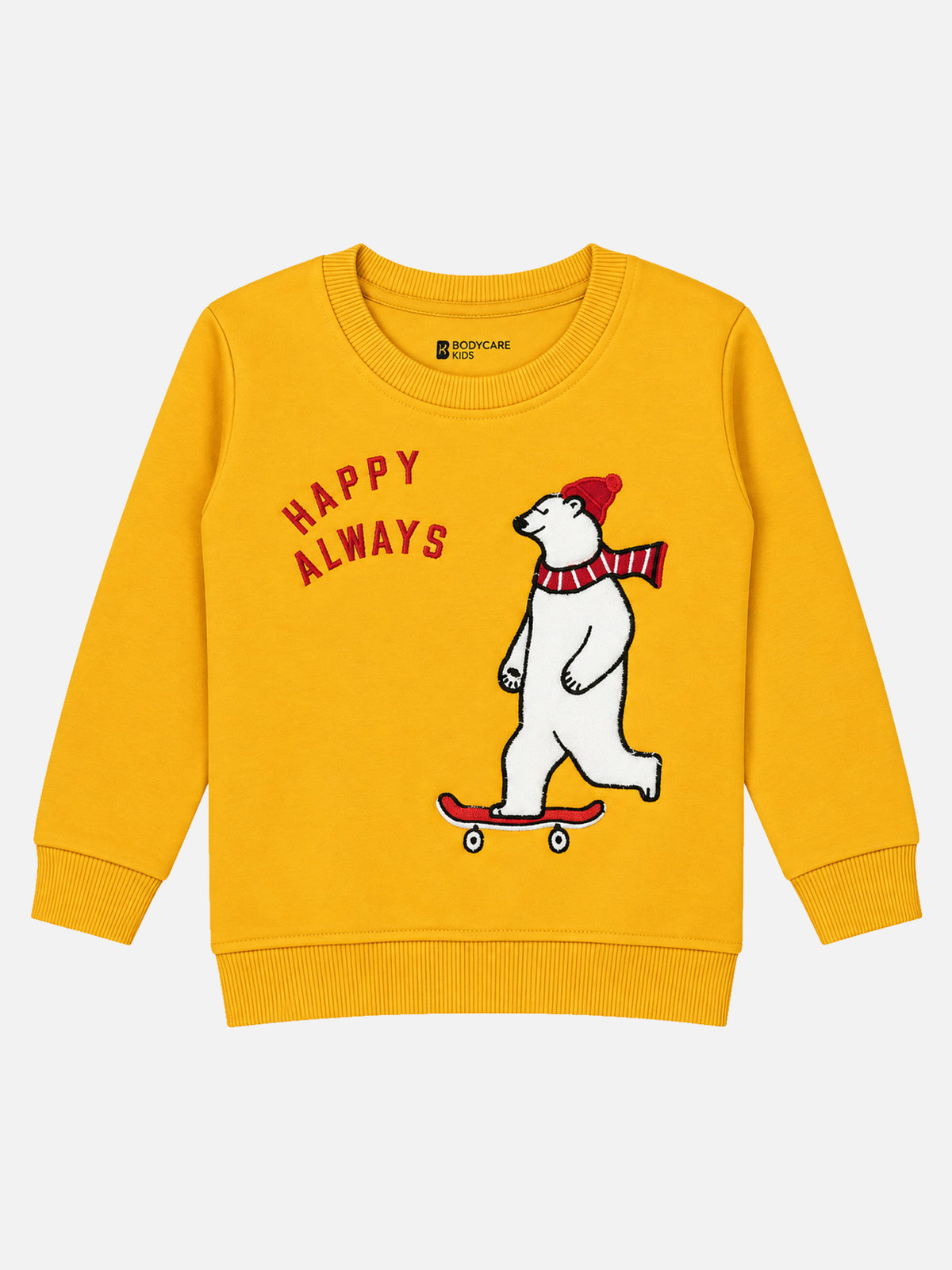 Baby Boys Round Neck Full Sleeve Sweatshirt for Regular Casual Wear, Comfortable Styling and Wardrobe Use