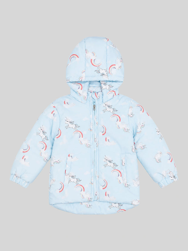Baby Girls Soft Cotton Blend Jacket for Winter Wear, Warm Comfort, Casual Outfits and Regular Wardrobe Use