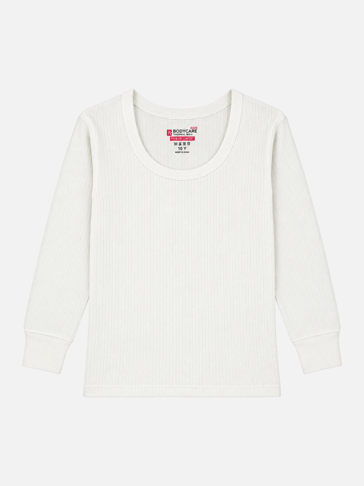 Unisex Antibacterial Thermal Top with Round Neck and Full Sleeves for Winter Base Layering and Cold-Weather Comfort