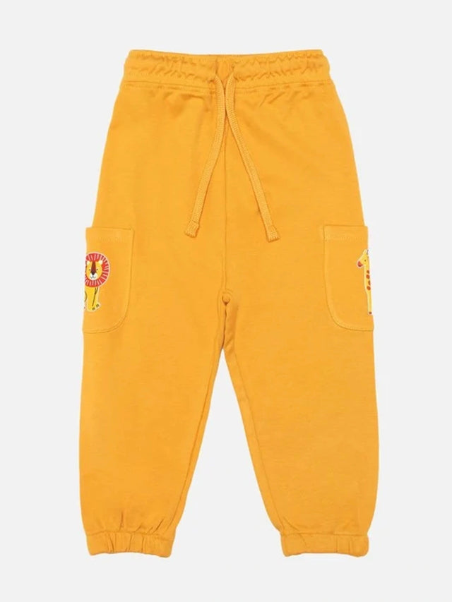 Boys Cotton Track Pant Joggers with Soft Stretchable Fabric, Elastic Waist and Everyday Comfort for Active Use