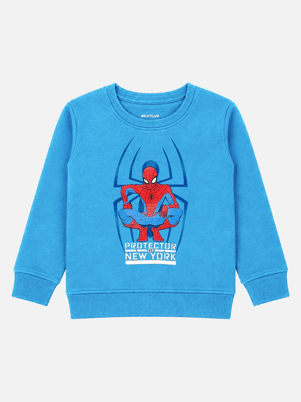 Baby Boys Avengers Round Neck Full Sleeve Sweatshirt for Casual Winter Wear, Playtime Comfort and Everyday Styling