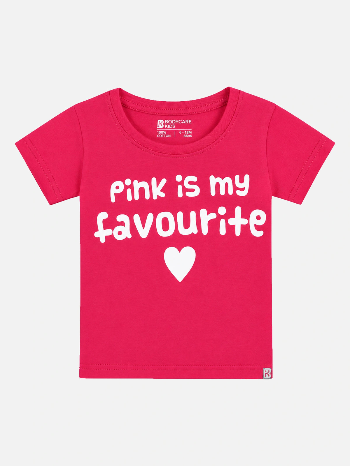 Baby Girls 100% Cotton Antiviral T-Shirt for Comfortable Casual Wear and Everyday Wardrobe Essentials