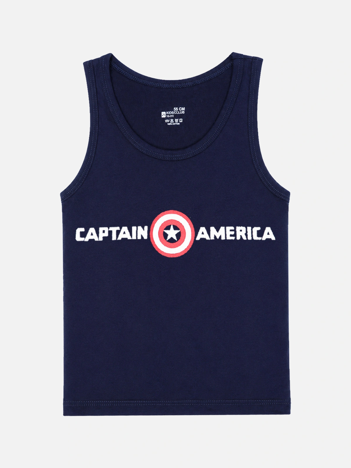 Boys Avengers Innerwear Vest Round Neck Sleeveless for Everyday Innerwear Comfort, Easy Layering and Regular Use - Pack of 3