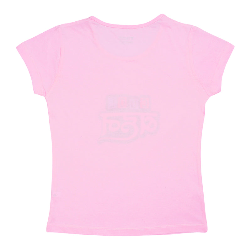 Girls 100% Cotton Round Neck Half Sleeves T-Shirt for Casual Outfits, Easy Movement and Everyday Comfort