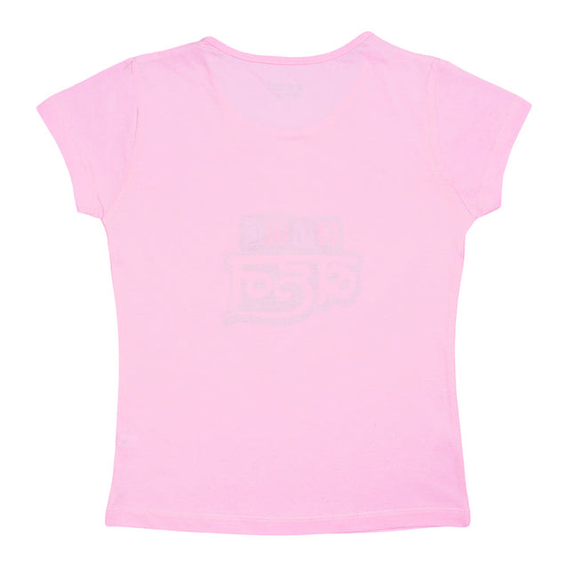 Girls 100% Cotton Round Neck Half Sleeves T-Shirt for Casual Outfits, Easy Movement and Everyday Comfort