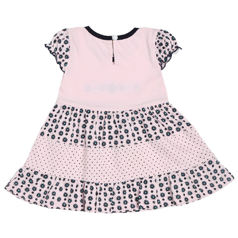 Bodycare Girls Cotton Half Sleeves Round Neck Frock