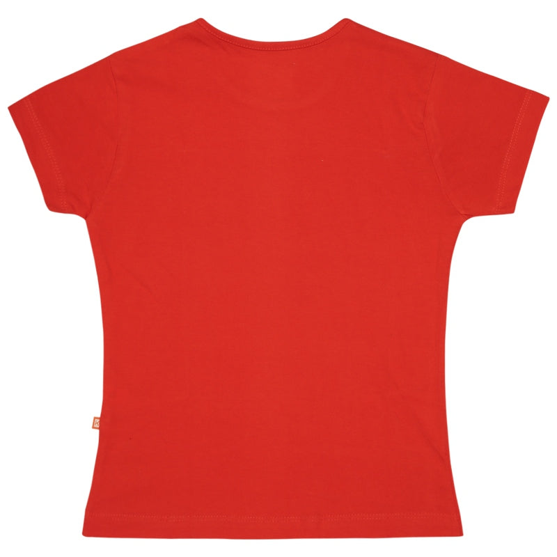 Bodycare Girls Cotton Round Neck Half Sleeves Tshirt Pack Of 2