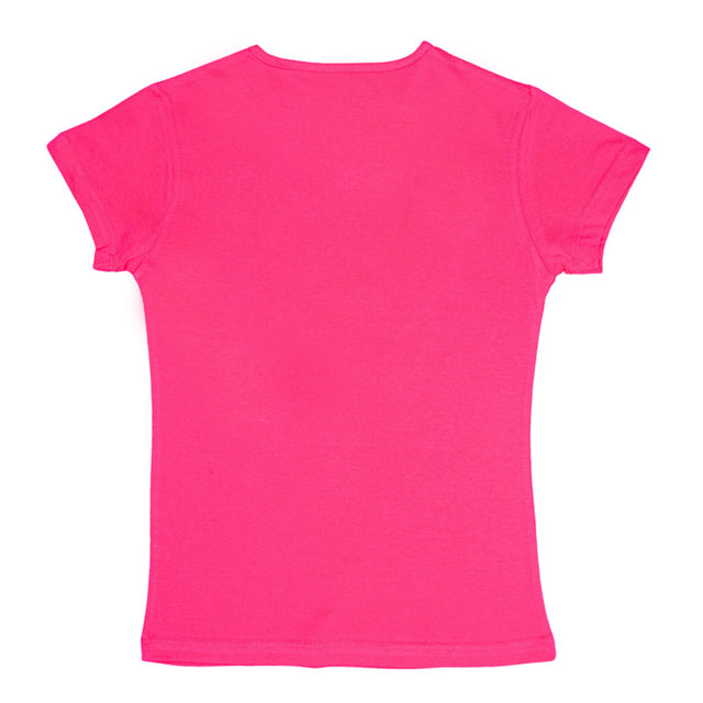Girls 100% Cotton Round Neck Half Sleeves T-Shirt for Casual Styling, Easy Movement and Everyday Comfort