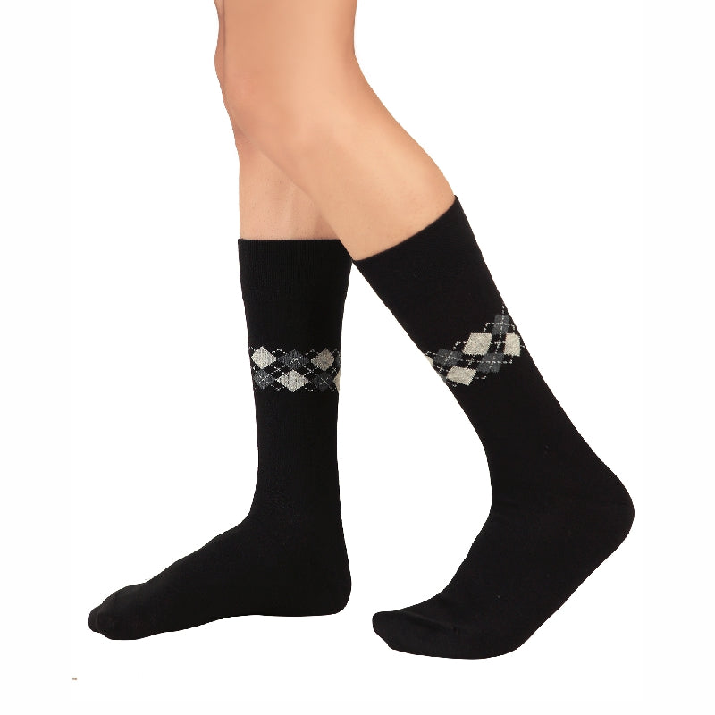 Bodycare Mens Solid Mid Calf Length Socks Pack Of 3