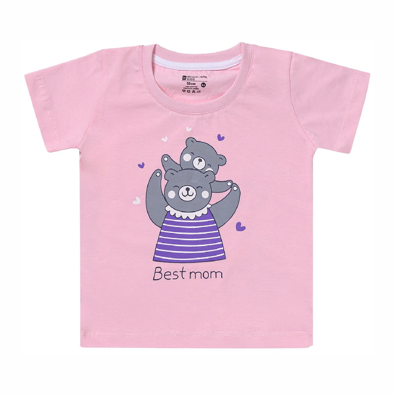 Bodycare Girls Tshirt & Pajami Night Suit Set