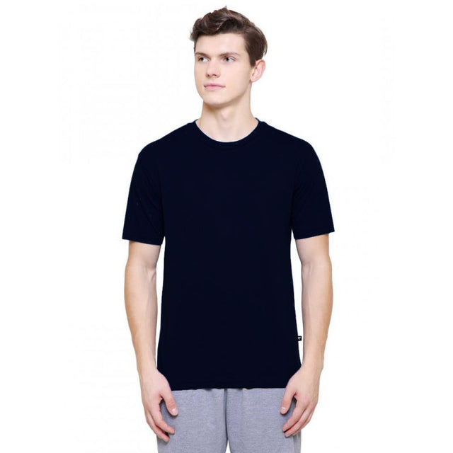 Men 100% Cotton T-Shirt Round Neck Half Sleeves - Bodycare