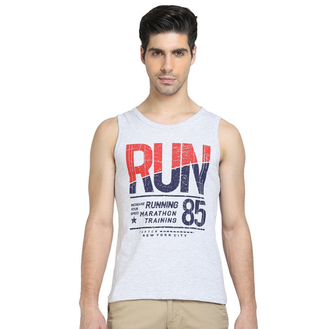 Men T-Shirt Round Neck Sleeveless - Bodycare