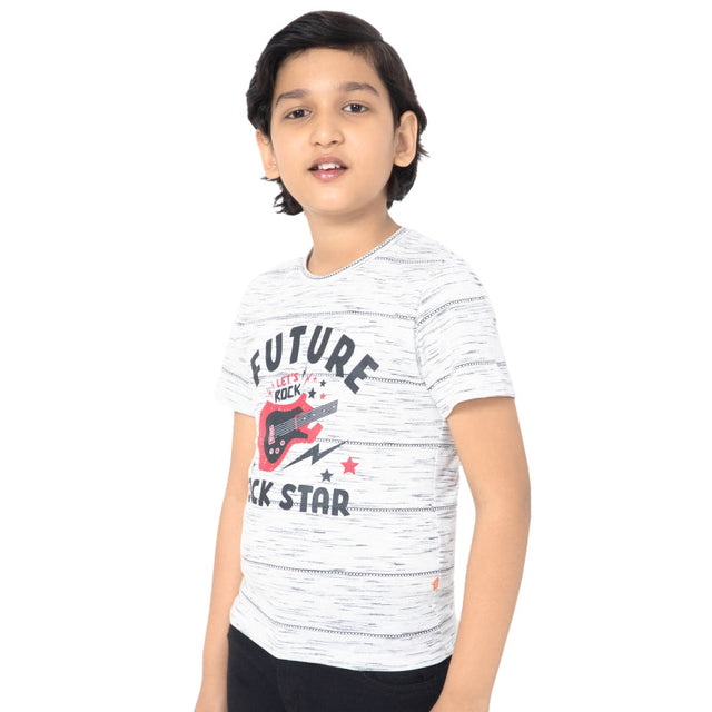Boys 100% Cotton T-Shirt Round Neck Half Sleeves Pack of 1 - Bodycare