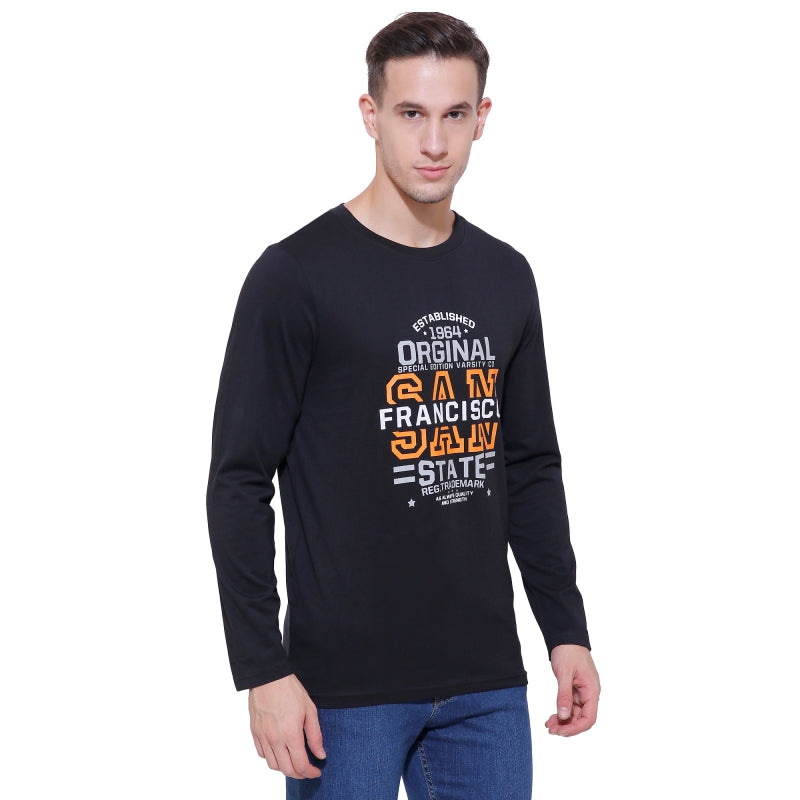 DYCA Men T-shirt Round Neck Full Sleeves