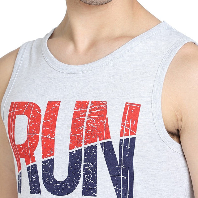 Men T-Shirt Round Neck Sleeveless - Bodycare