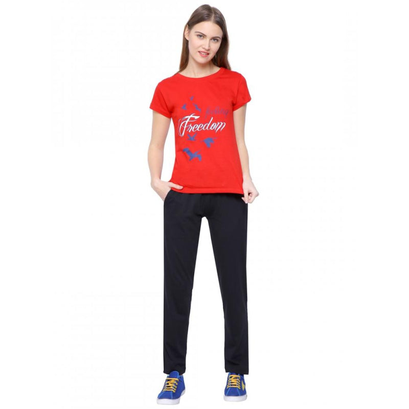 DYCA Women Cotton Track Pant Solid