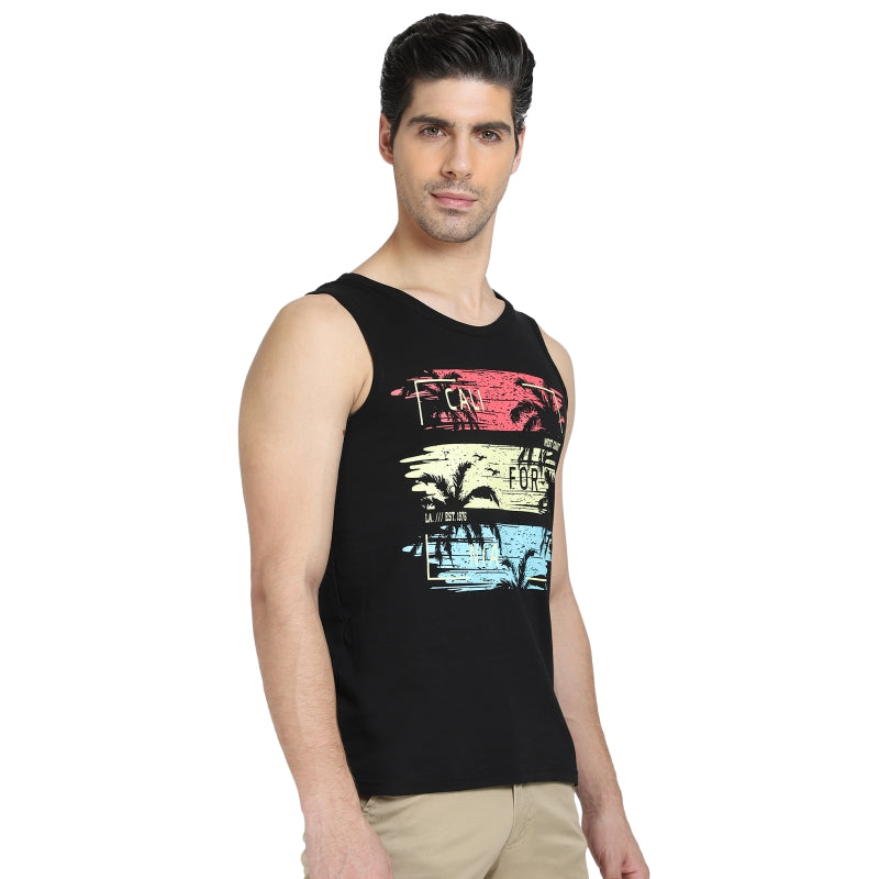 Men T-Shirt Round Neck Sleeveless - Bodycare