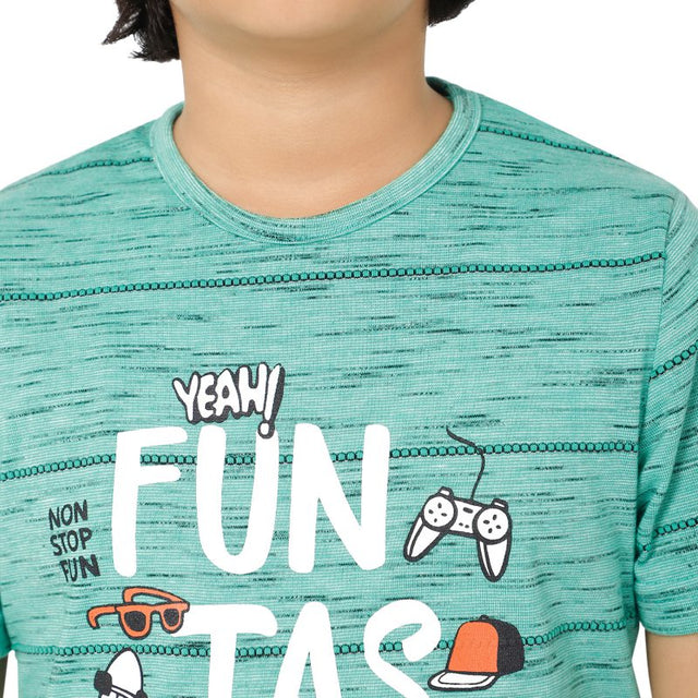Boys 100% Cotton T-Shirt Round Neck Half Sleeves Pack of 1 - Bodycare