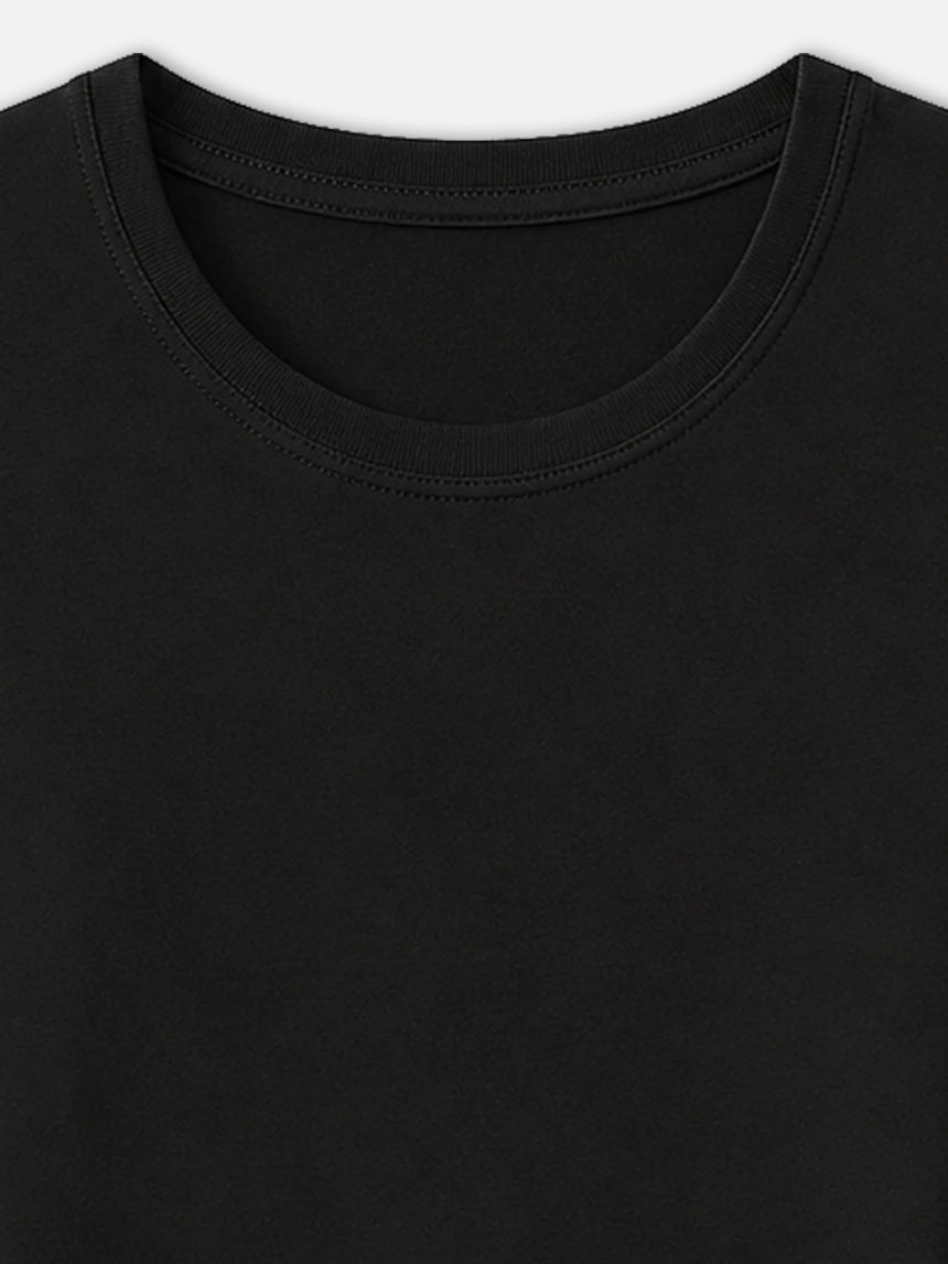 Women 100% Cotton T-Shirt Round Neck