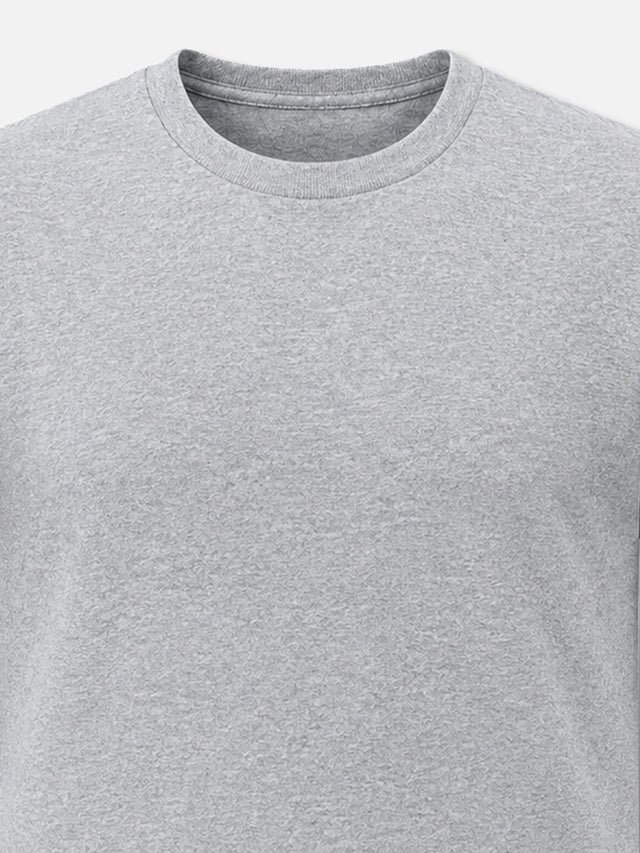 Men T-Shirt Round Neck Half Sleeves with Solid Styling for Everyday Casual Wear and Easy Layering Comfort