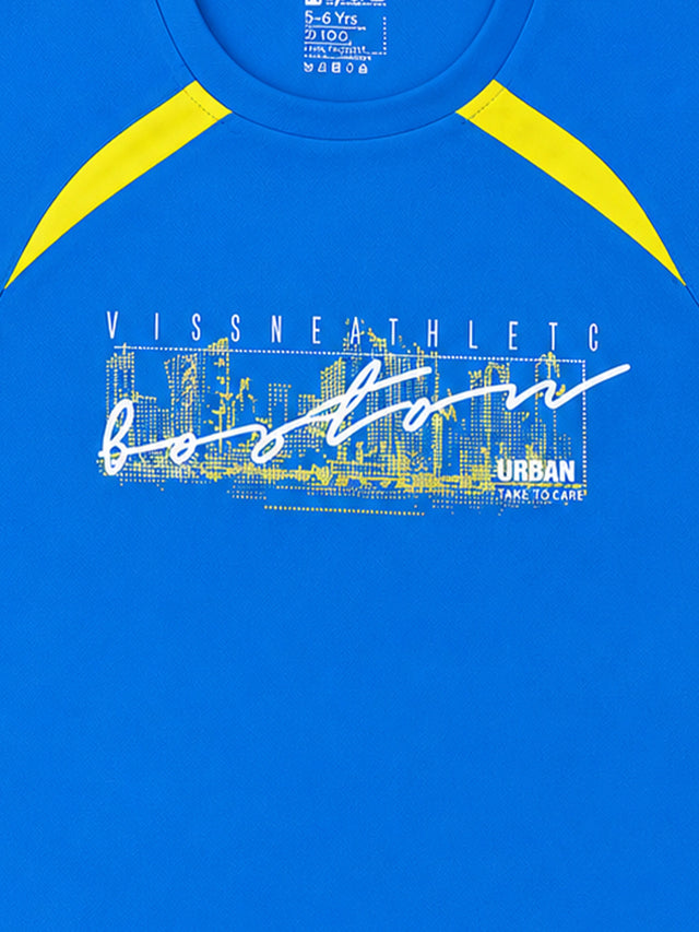 Boys Half Sleeve T-Shirt with Round Neck Design for Casual Wear, Easy Movement and Regular Wardrobe Use