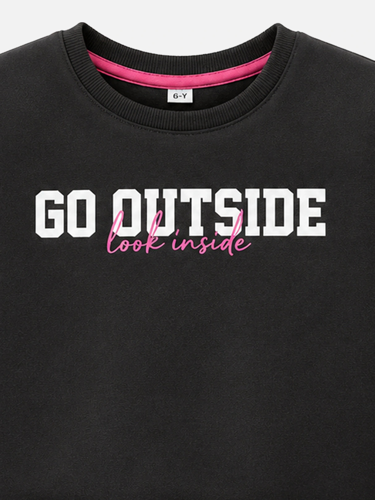 Girls Round Neck Full Sleeves Sweatshirt with Clean Casual Styling for Everyday Comfort and Cool-Weather Wear