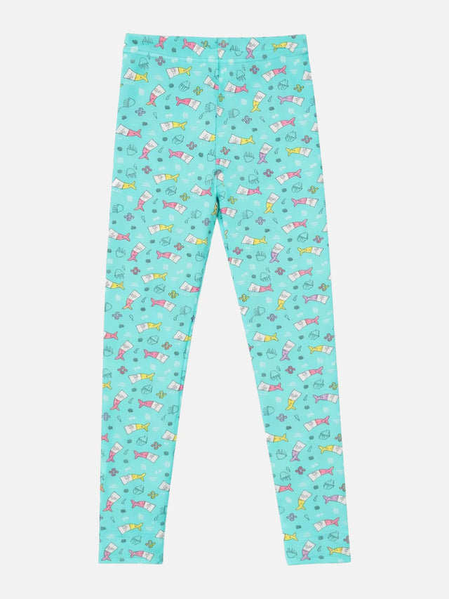 Girls 100% Cotton Leggings Pack of 1 - Bodycare