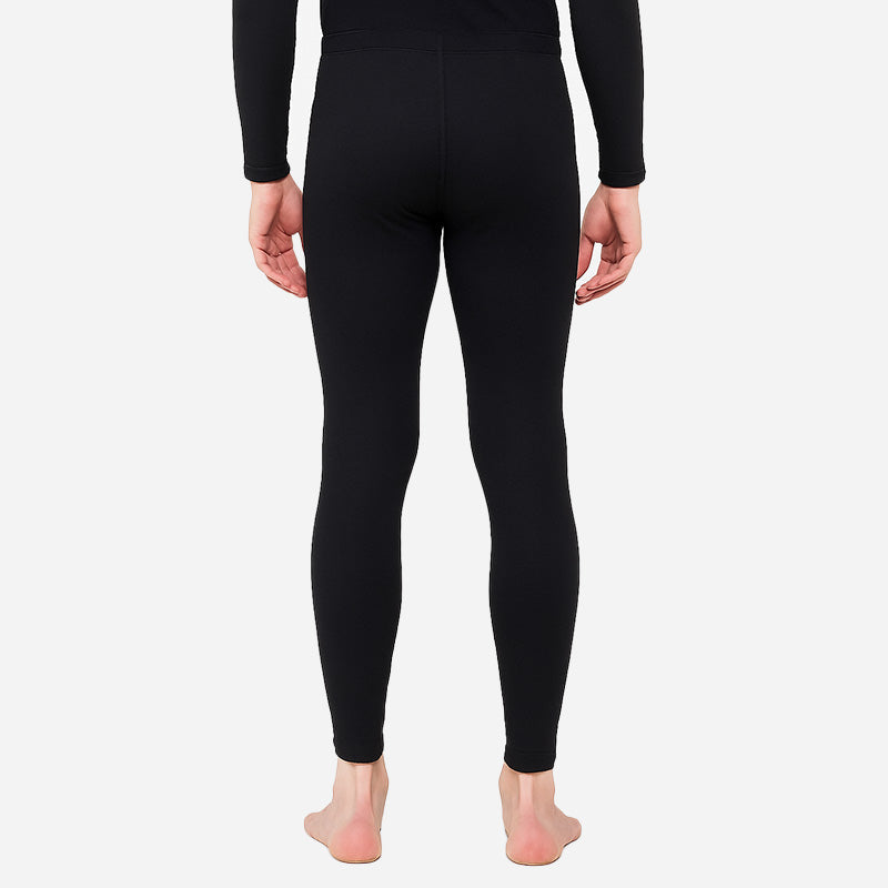 Bodycare Mens Gold Thermal Bottom Solid - Black