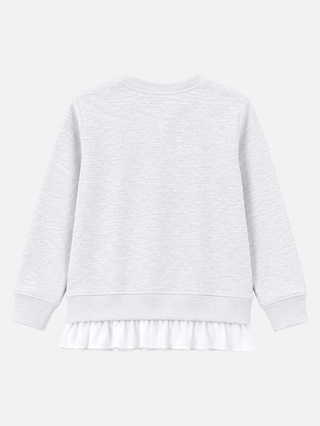 Girls Sweatshirt for Casual Wear, Everyday Comfort, Easy Styling and Regular Wardrobe Essentials for Outings