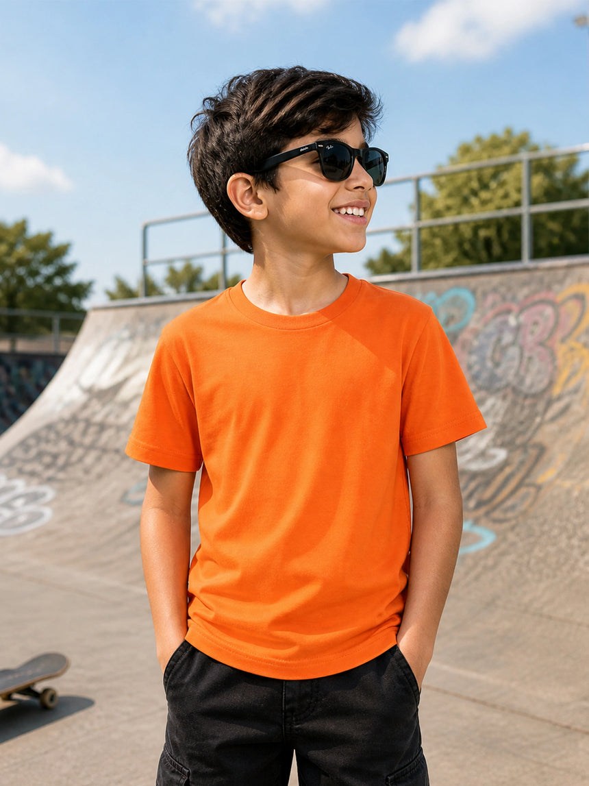Boys T-Shirt Round Neck Half Sleeves
