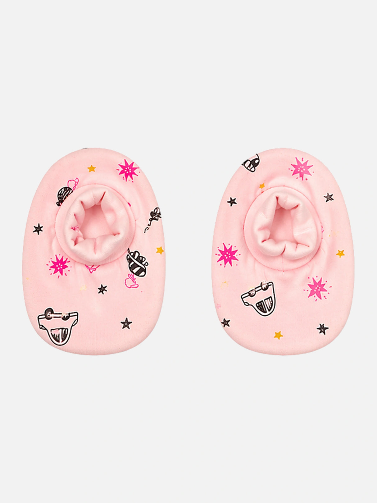 Baby Booties for Everyday Baby Care, Gentle Foot Coverage and Regular Wardrobe Essentials - Pack of 3