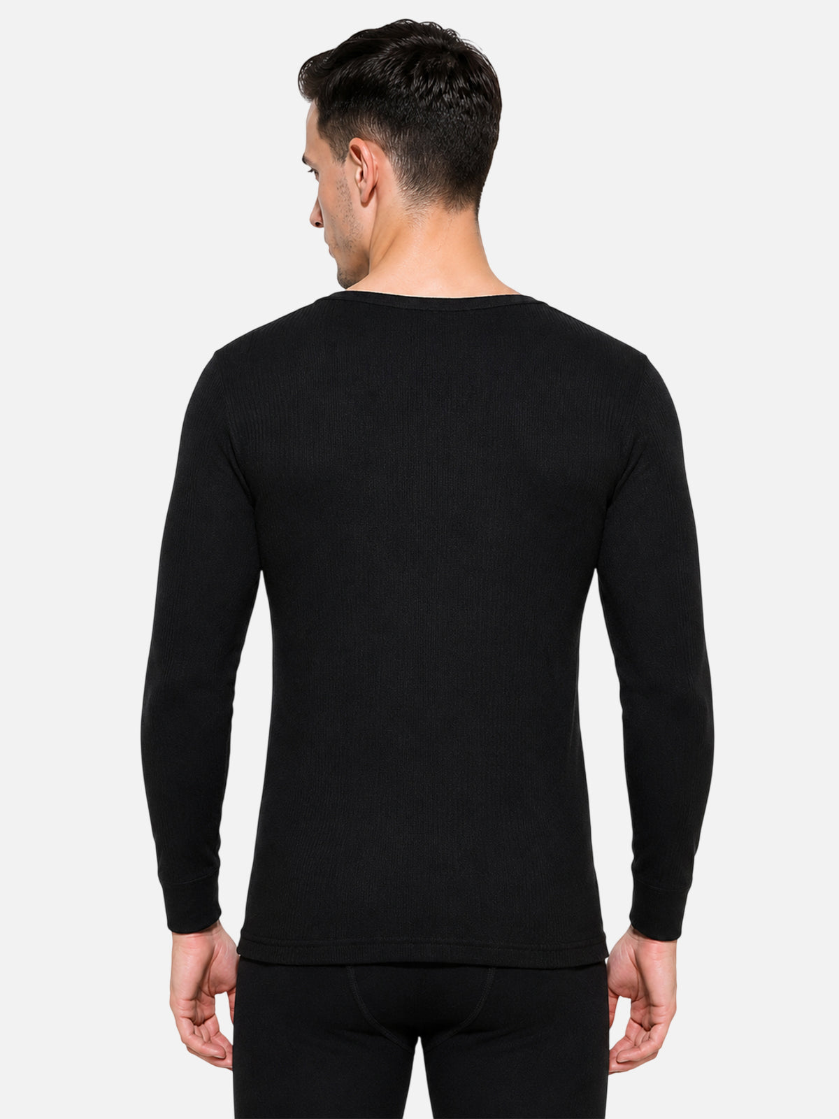 Men Antibacterial Thermal Top with V Neck and Full Sleeves for Winter Base Layering and Cold-Weather Comfort Essentials