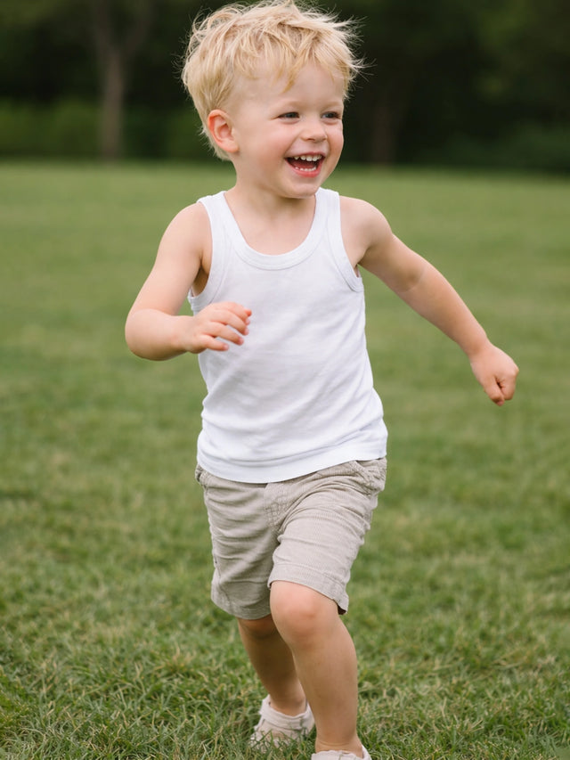 Boys Cotton Vest with Regular Fit and Sleeveless Design for Lightweight Everyday Innerwear Comfort - Pack of 1