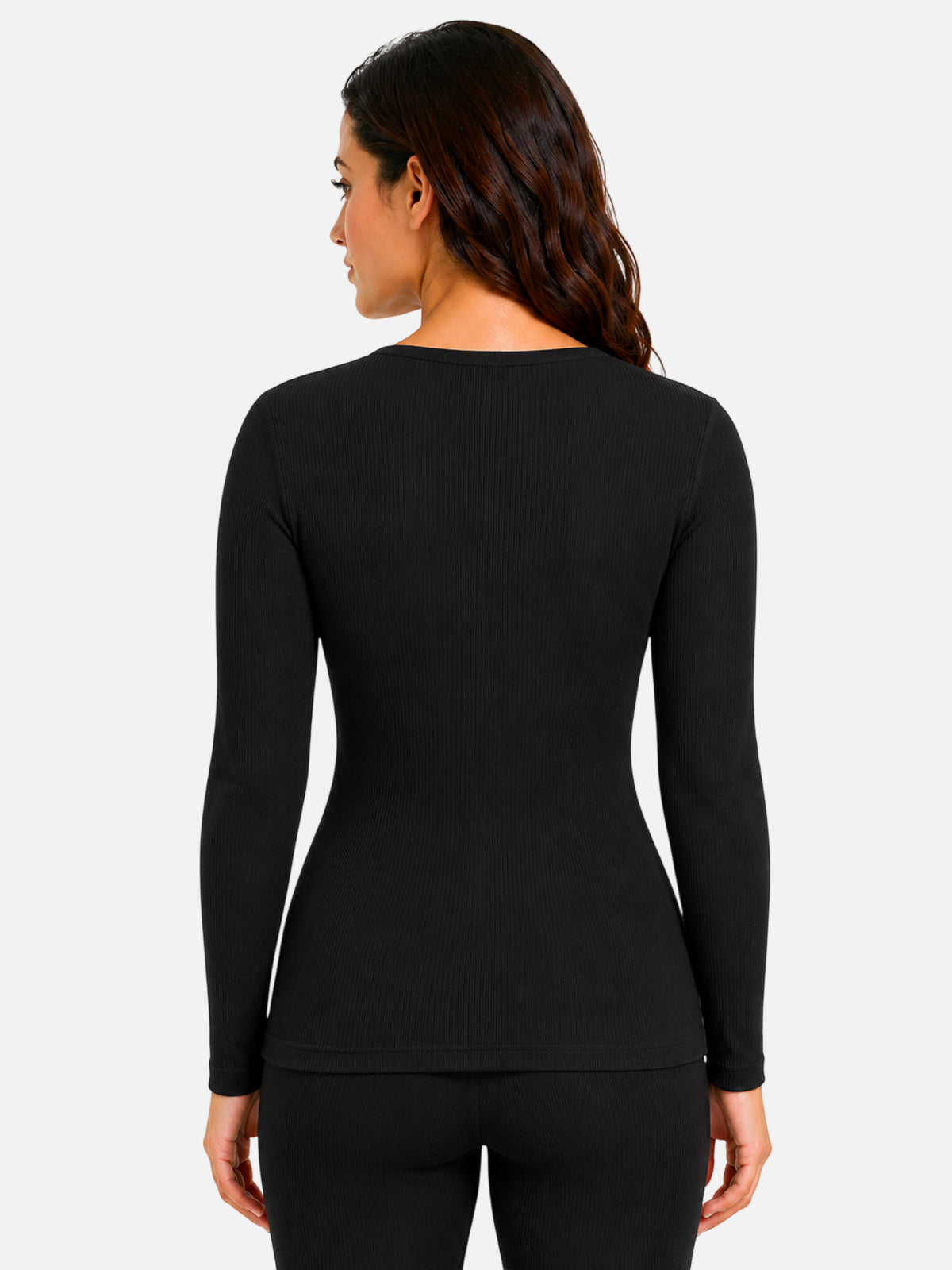 Women Thermal Top with Round Neck and Full Sleeves for Winter Layering, Everyday Warmth and Cold Weather Comfort