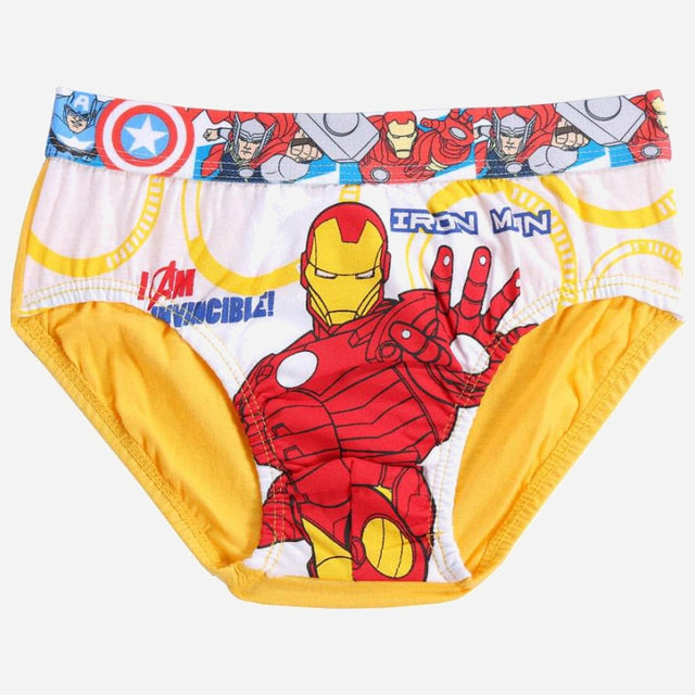 Boys 100% Cotton Top Elastic Brief for Everyday Innerwear Comfort and Regular Wardrobe Use - Pack of 3